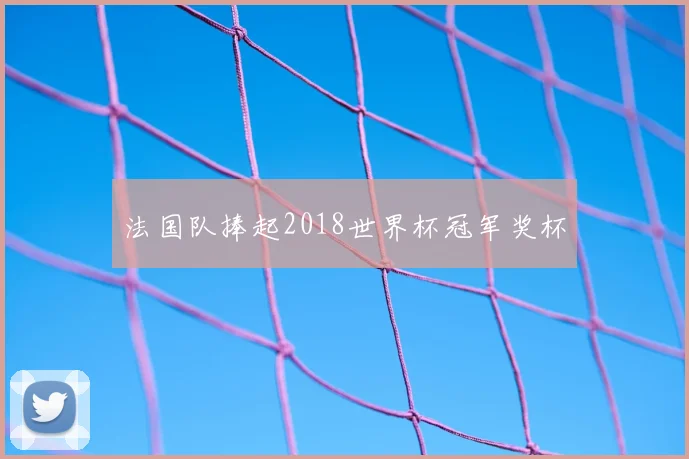 法国队捧起2018世界杯冠军奖杯